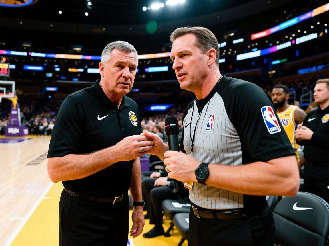 湖人助教被罚款停赛,因对裁判不满言论 第3张