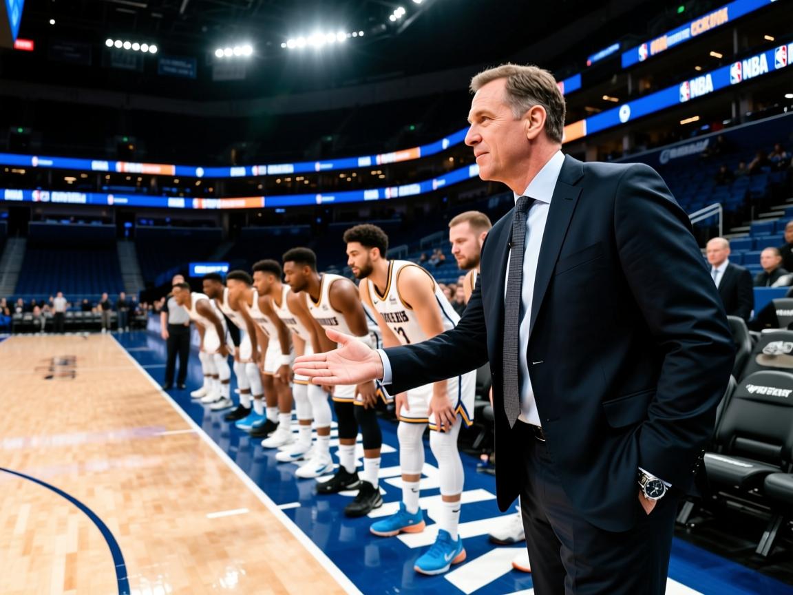 灰熊队主教练调整首发阵容，引导球员拼搏  第2张